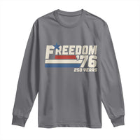 America Retro 250 Years Freedom USA 1776 2026 Long Sleeve Shirt