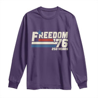America Retro 250 Years Freedom USA 1776 2026 Long Sleeve Shirt