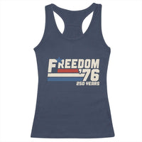 America Retro 250 Years Freedom USA 1776 2026 Racerback Tank Top