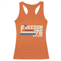 America Retro 250 Years Freedom USA 1776 2026 Racerback Tank Top