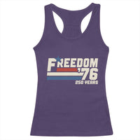 America Retro 250 Years Freedom USA 1776 2026 Racerback Tank Top