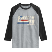 America Retro 250 Years Freedom USA 1776 2026 Raglan Shirt