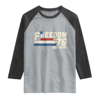 America Retro 250 Years Freedom USA 1776 2026 Raglan Shirt