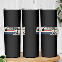 America Retro 250 Years Freedom USA 1776 2026 Skinny Tumbler