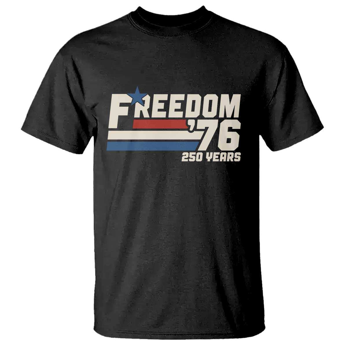 America Retro 250 Years Freedom USA 1776 2026 T Shirt