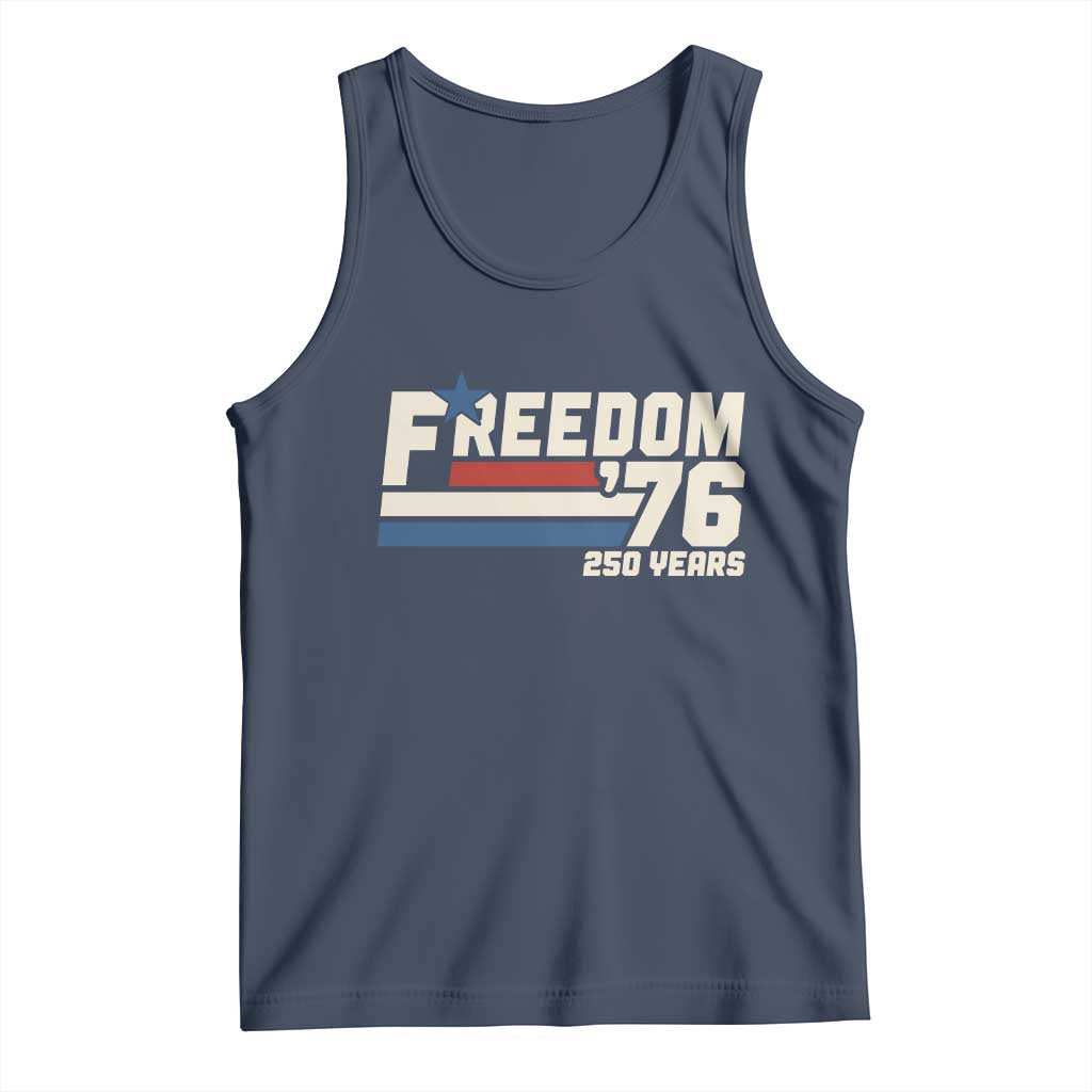 America Retro 250 Years Freedom USA 1776 2026 Tank Top