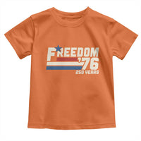 America Retro 250 Years Freedom USA 1776 2026 Toddler T Shirt