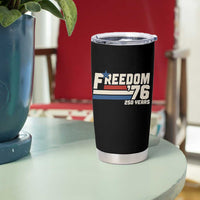 America Retro 250 Years Freedom USA 1776 2026 Tumbler Cup
