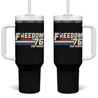 America Retro 250 Years Freedom USA 1776 2026 Tumbler With Handle