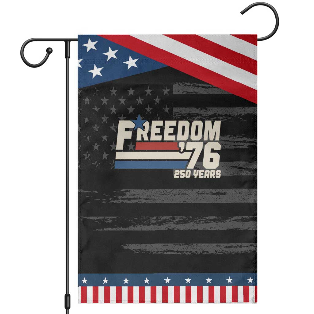 America Retro 250 Years Freedom USA 1776 2026 Patriotic Garden Flag