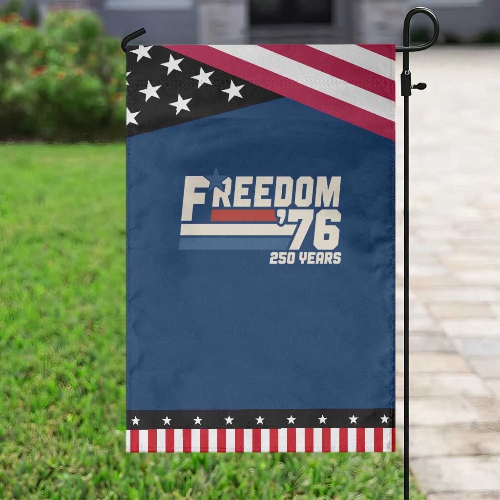 America Retro 250 Years Freedom USA 1776 2026 Patriotic Garden Flag