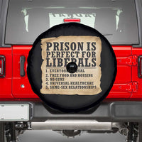 Vintage Prison Is Perfect For Liberals Spare Tire Cover Funny Political Graphic