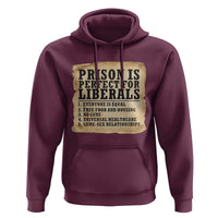 Vintage Prison Is Perfect For Liberals Hoodie Funny Political Graphic