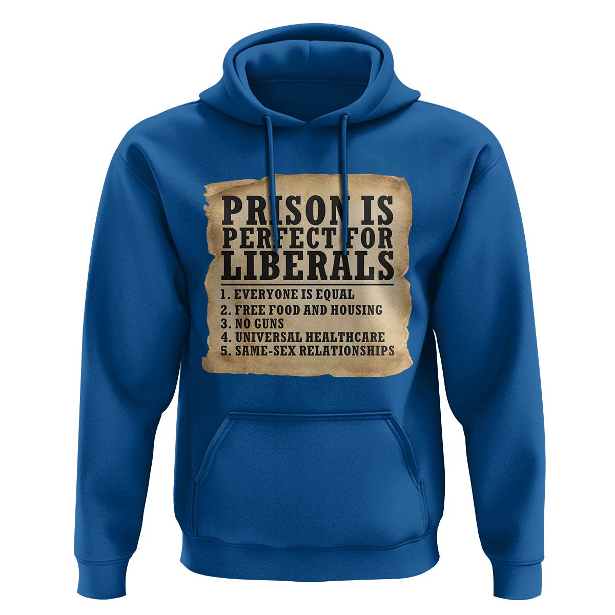 Vintage Prison Is Perfect For Liberals Hoodie Funny Political Graphic