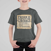 Vintage Prison Is Perfect For Liberals T Shirt For Kid Funny Political Graphic