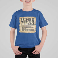Vintage Prison Is Perfect For Liberals T Shirt For Kid Funny Political Graphic