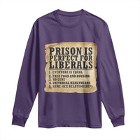 Vintage Prison Is Perfect For Liberals Long Sleeve Shirt Funny Political Graphic