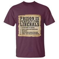 Vintage Prison Is Perfect For Liberals T Shirt Funny Political Graphic
