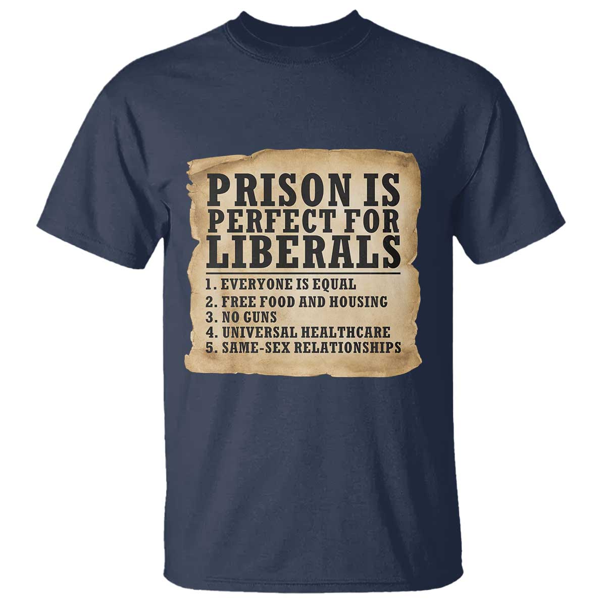 Vintage Prison Is Perfect For Liberals T Shirt Funny Political Graphic