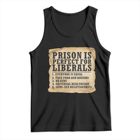 Vintage Prison Is Perfect For Liberals Tank Top Funny Political Graphic
