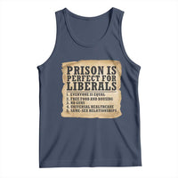 Vintage Prison Is Perfect For Liberals Tank Top Funny Political Graphic
