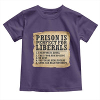 Vintage Prison Is Perfect For Liberals Toddler T Shirt Funny Political Graphic