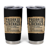 Vintage Prison Is Perfect For Liberals Tumbler Cup Funny Political Graphic