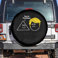 Funny Political Geometry Joke Spare Tire Cover Youre Pointless Graphic