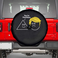 Funny Political Geometry Joke Spare Tire Cover Youre Pointless Graphic