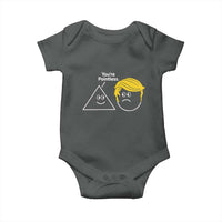 Funny Political Geometry Joke Baby Onesie Youre Pointless Graphic