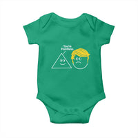 Funny Political Geometry Joke Baby Onesie Youre Pointless Graphic