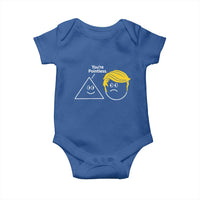 Funny Political Geometry Joke Baby Onesie Youre Pointless Graphic