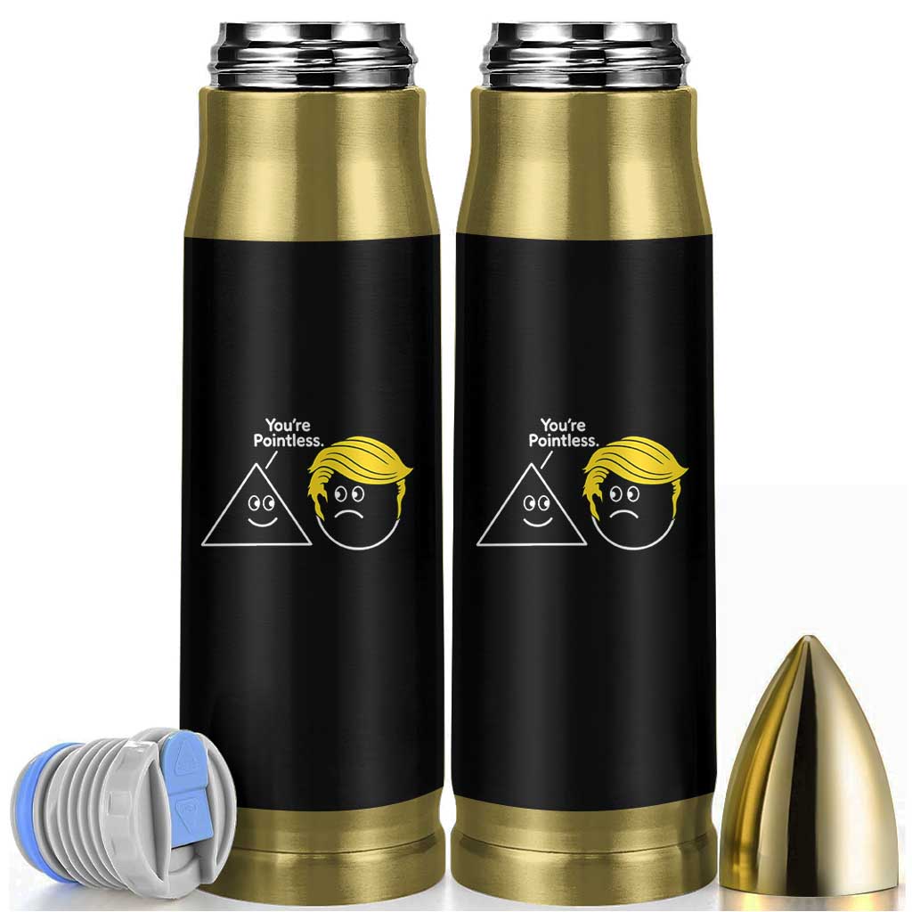 Funny Political Geometry Joke Bullet Tumbler Youre Pointless Graphic