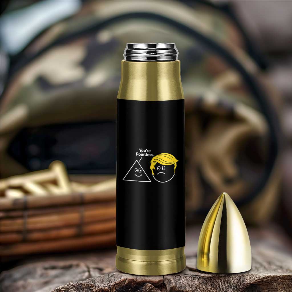 Funny Political Geometry Joke Bullet Tumbler Youre Pointless Graphic