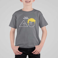 Funny Political Geometry Joke T Shirt For Kid Youre Pointless Graphic
