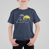 Funny Political Geometry Joke T Shirt For Kid Youre Pointless Graphic
