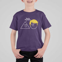 Funny Political Geometry Joke T Shirt For Kid Youre Pointless Graphic