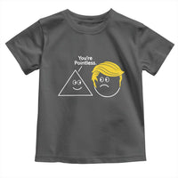 Funny Political Geometry Joke Toddler T Shirt Youre Pointless Graphic