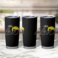 Funny Political Geometry Joke Tumbler Cup Youre Pointless Graphic