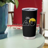 Funny Political Geometry Joke Tumbler Cup Youre Pointless Graphic