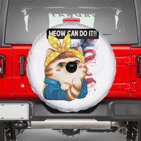 Meow Can Do It Spare Tire Cover Funny Feminist Cat Lover Gift - Wonder Print Shop