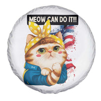 Meow Can Do It Spare Tire Cover Funny Feminist Cat Lover Gift - Wonder Print Shop