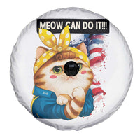 Meow Can Do It Spare Tire Cover Funny Feminist Cat Lover Gift - Wonder Print Shop