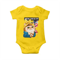 Meow Can Do It Baby Onesie Funny Feminist Cat Lover Gift - Wonder Print Shop