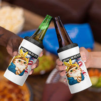Meow Can Do It 4 in 1 Can Cooler Tumbler Funny Feminist Cat Lover Gift