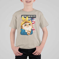 Meow Can Do It T Shirt For Kid Funny Feminist Cat Lover Gift - Wonder Print Shop