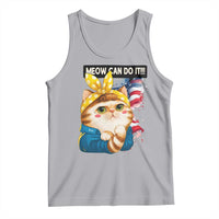 Meow Can Do It Tank Top Funny Feminist Cat Lover Gift - Wonder Print Shop