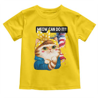 Meow Can Do It Toddler T Shirt Funny Feminist Cat Lover Gift - Wonder Print Shop