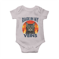 Cat Meme Baby Onesie Funny Rage In My Veins Sarcastic Animal Humor - Wonder Print Shop
