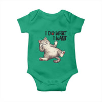 Cat Lover Baby Onesie Funny I Do What I Want - Wonder Print Shop